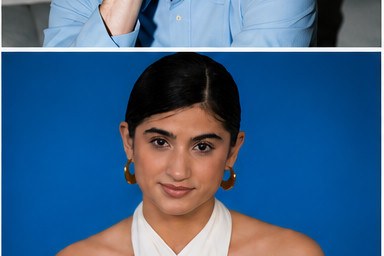 Second cover look — earrings swap.